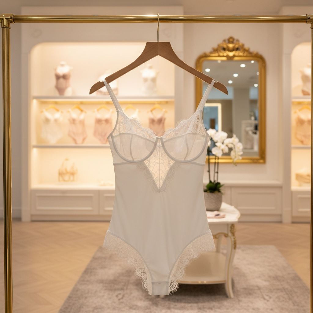 Body de encaje con estampado animal y delicados detalles transparentes - Colección Noche Bellamour Lux